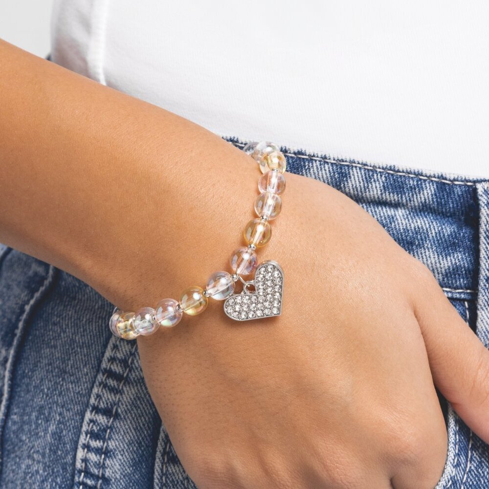 Paparazzi Jewelry - Polished Promise - Yellow Heart Bracelet - NEW!!!